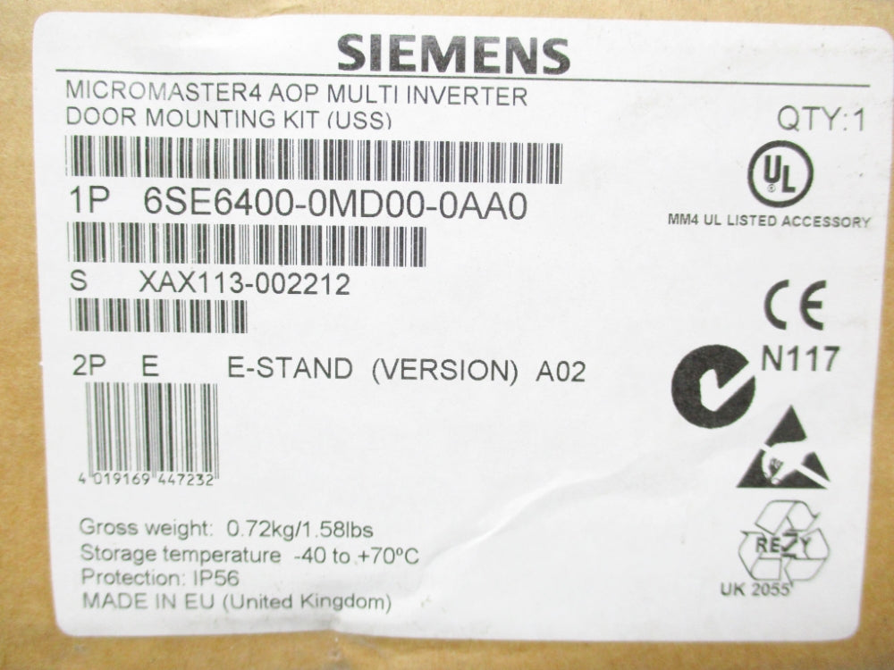 SIEMENS 6SE6400-0MD00-0AA0 NSMP