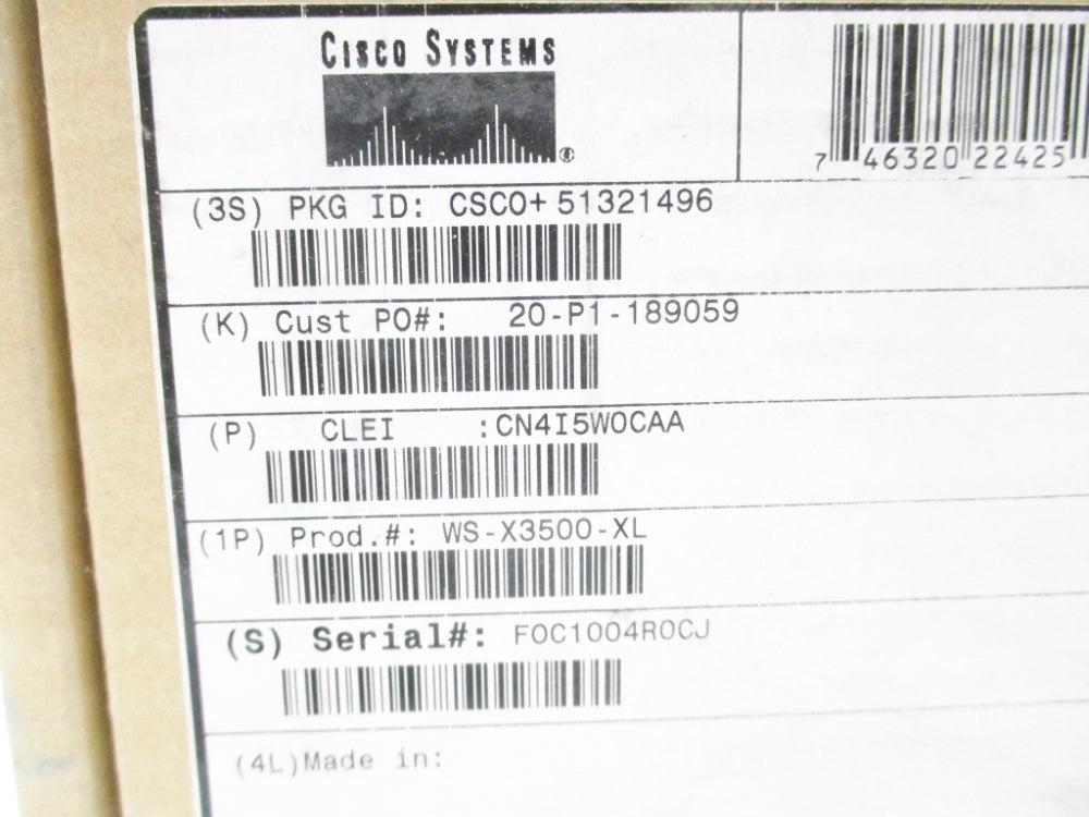 CISCO SYSTEMS WS-X3500-XL NSMP