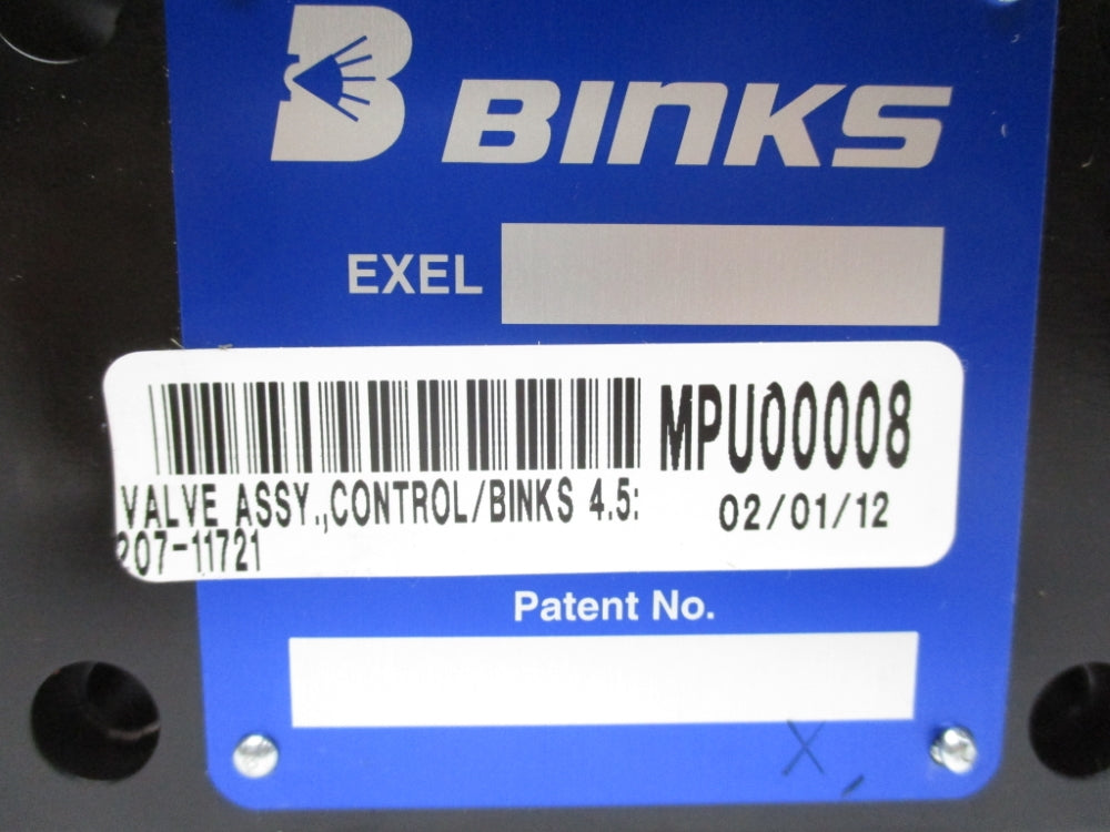 BINKS 207-11721 NSNP