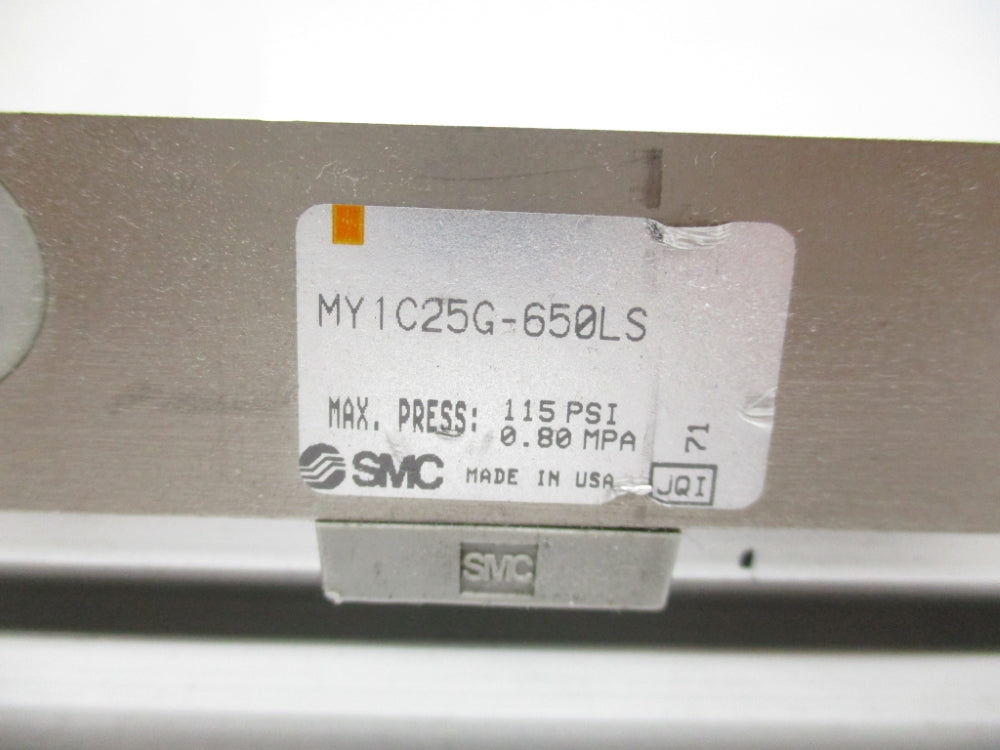 SMC MY1C25G-650LS 115PSI UNMP