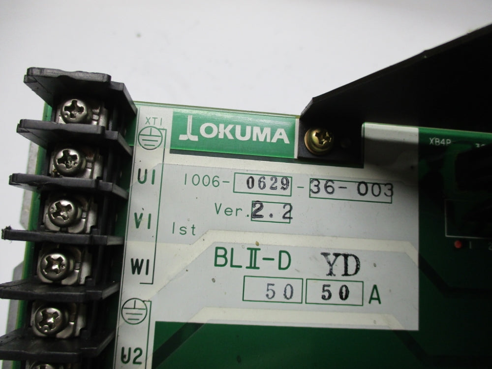 OKUMA I006-0629-36-003 BLII-D50A UNMP