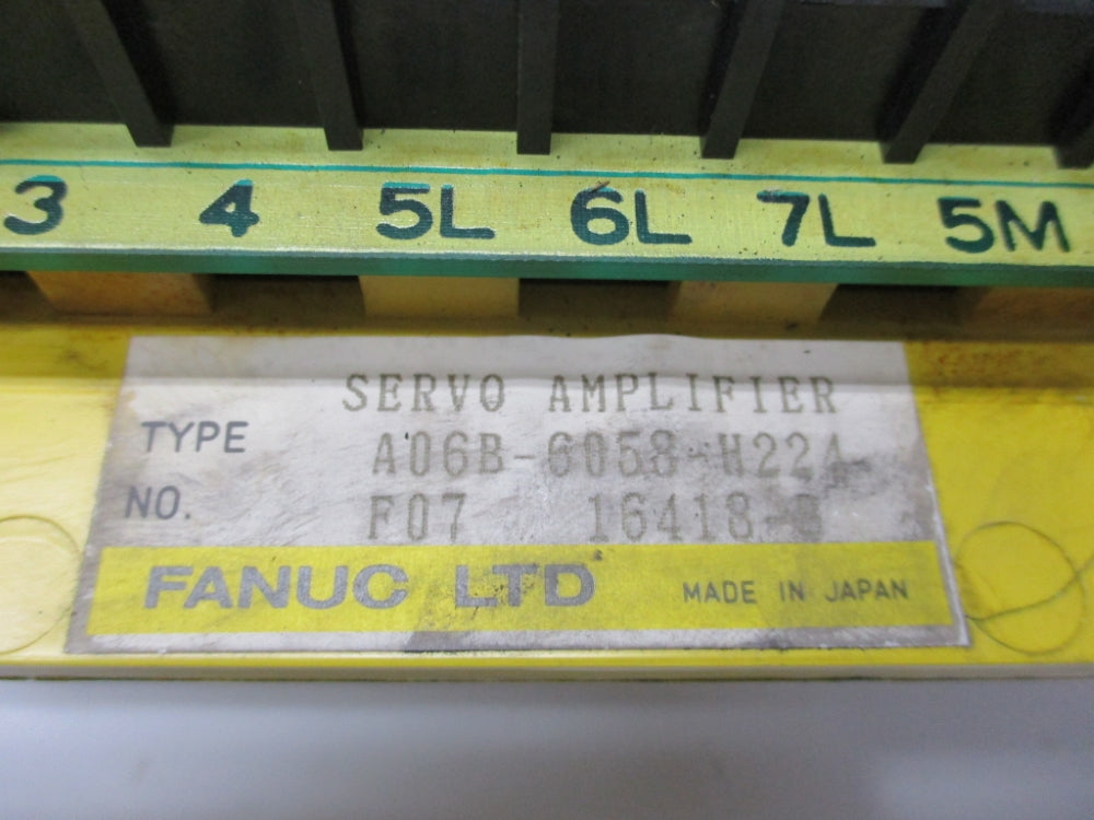 FANUC A06B-6058-H224 UNMP