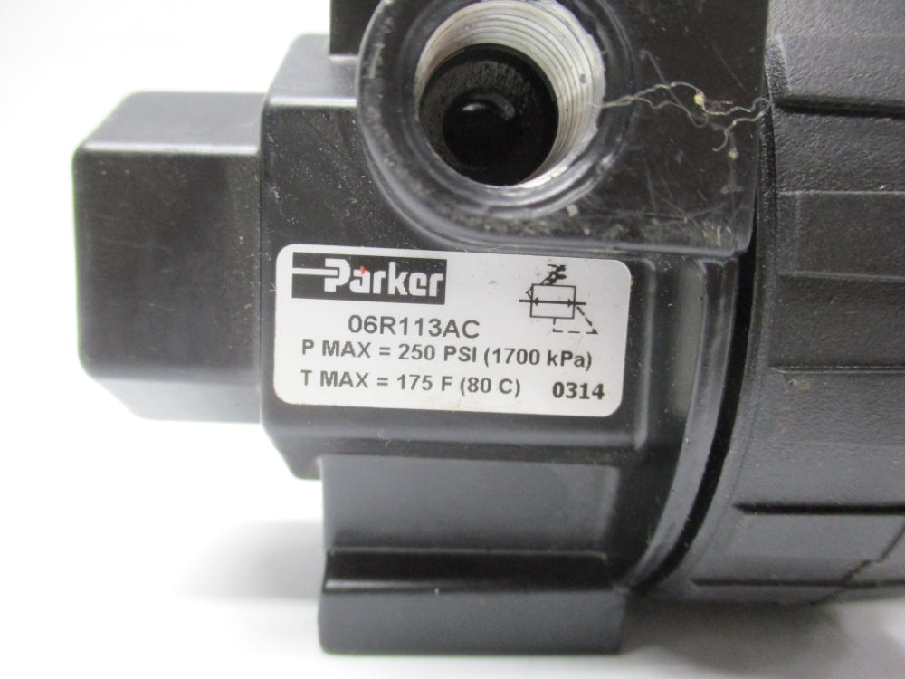 PARKER 06R113AC 250PSI UNMP