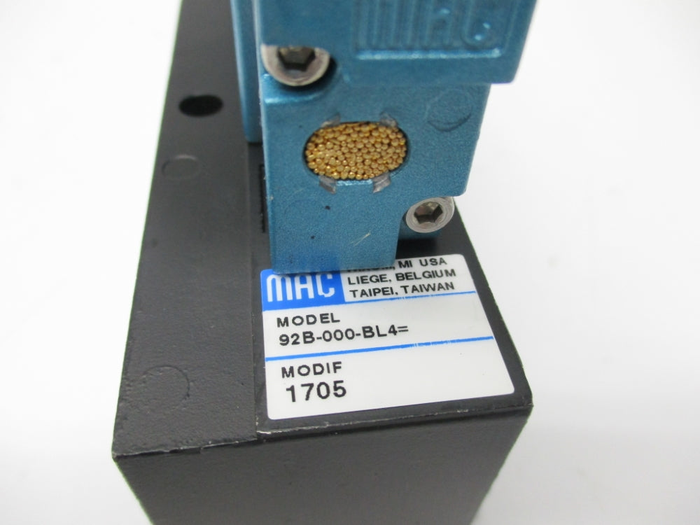 MAC 92B-BAB-BL4-DM-DAAP-1DM 20-120PSI 24VDC NSNP