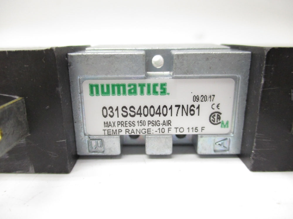 NUMATICS 031SS4004017N61 150PSIG NSNP