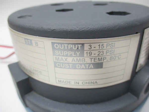 FOXBORO E69F-TI2 3-15PSI NSMP