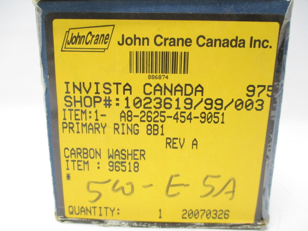 JOHN CRANE A8-2625-454-9051 NSMP