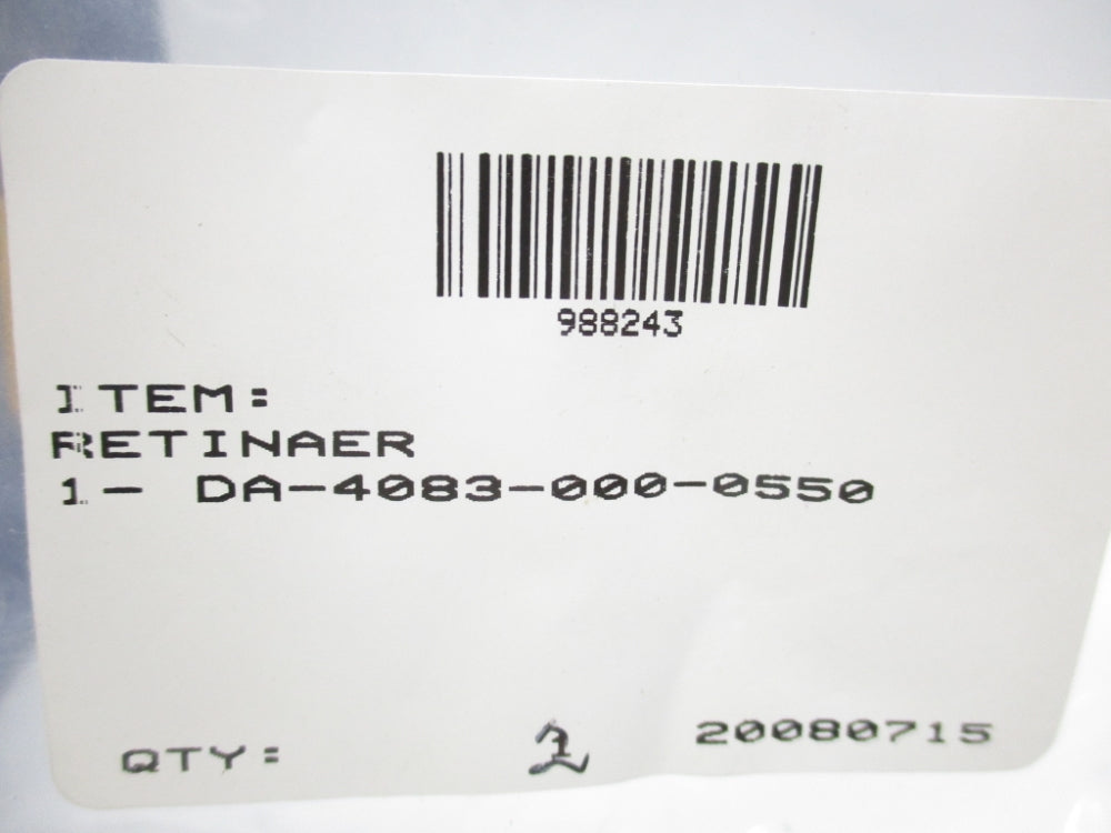 JOHN CRANE DA-4083-000-0550 (PKG OF 2) NSMP
