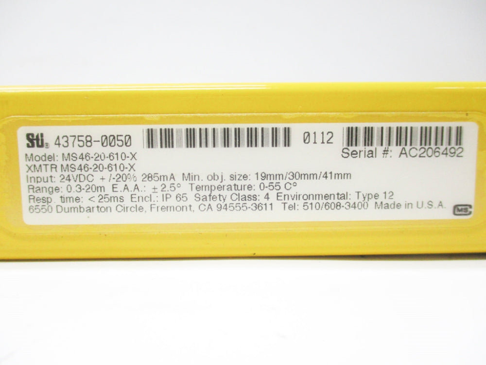 STI 43758-0050 MS46-20-610-X NSNP