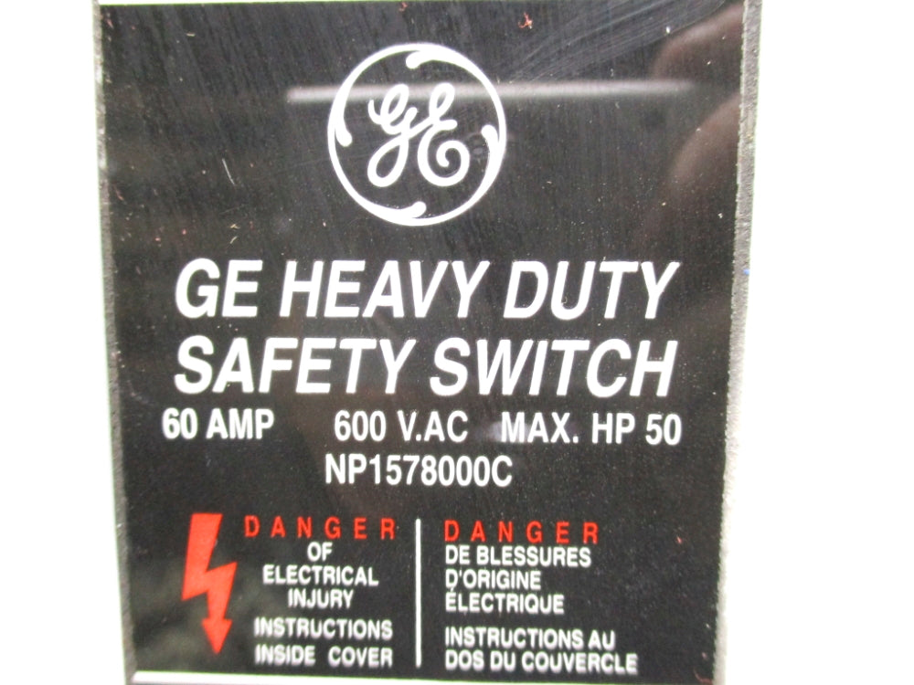 GENERAL ELECTRIC NP1578000C NSNP