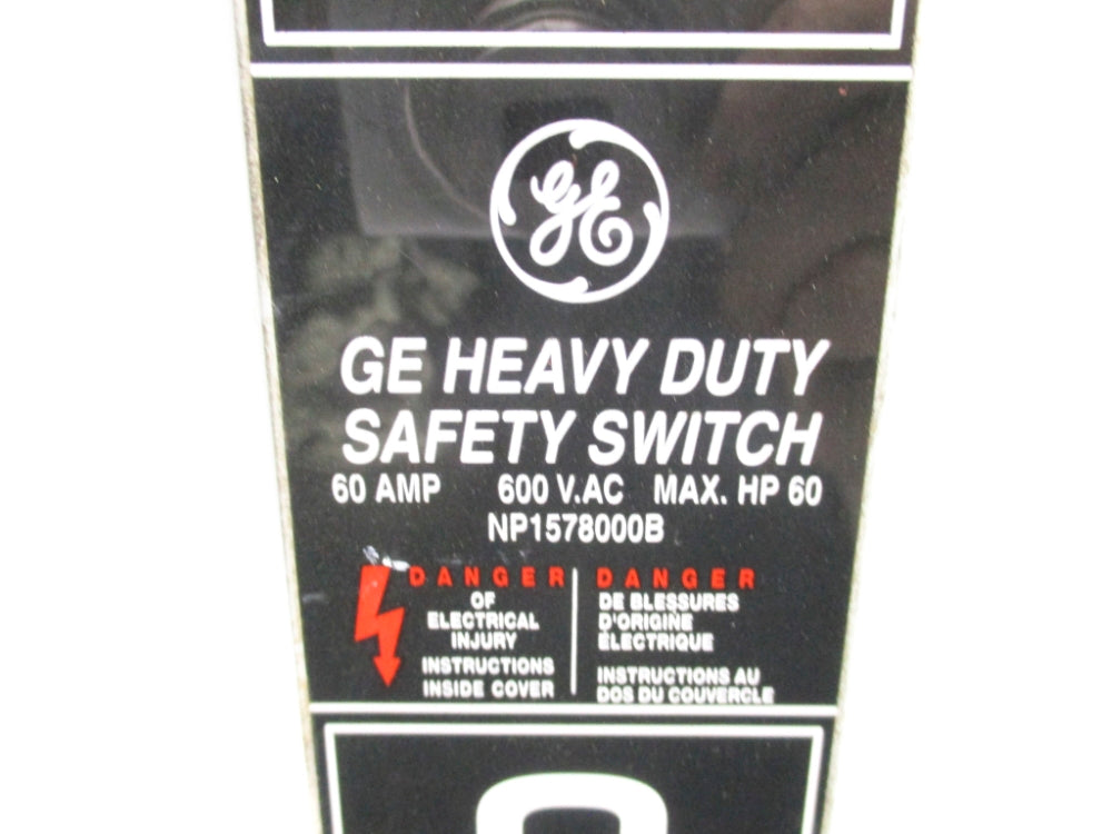 GENERAL ELECTRIC NP1578000B NSNP