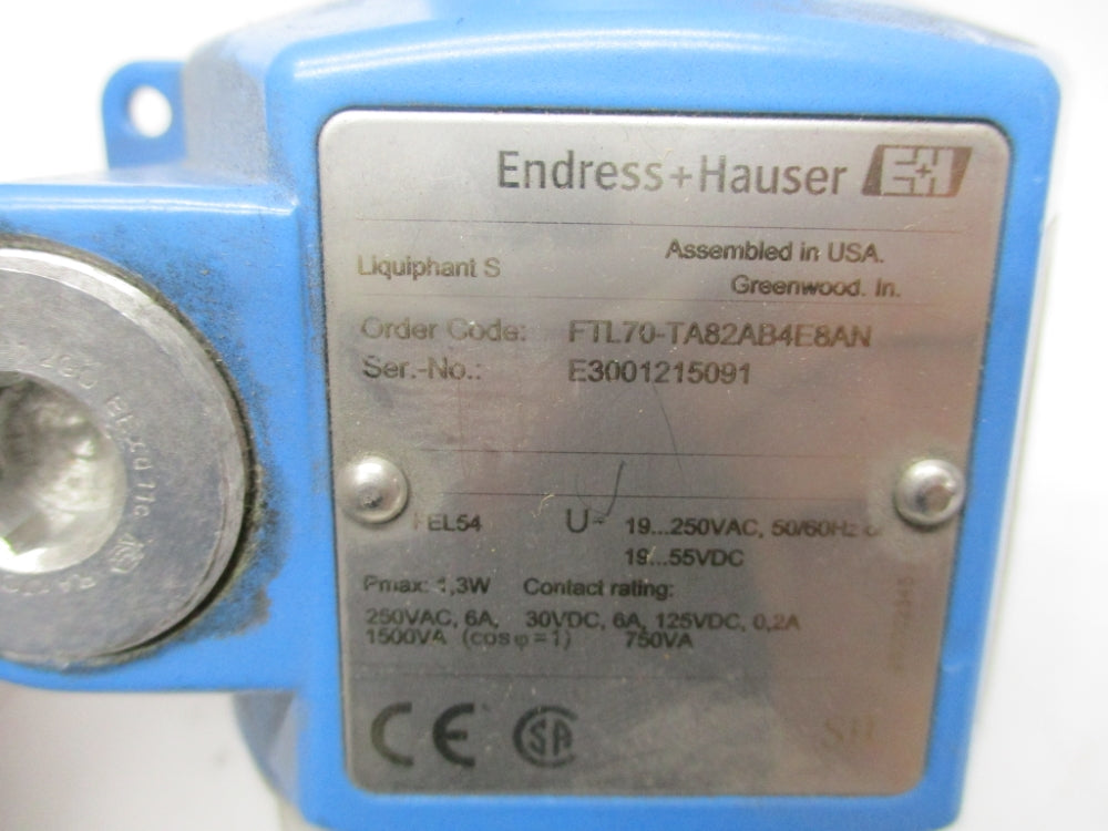 ENDRESS+HAUSER FTL70-TA82AB4E8AN NSNP