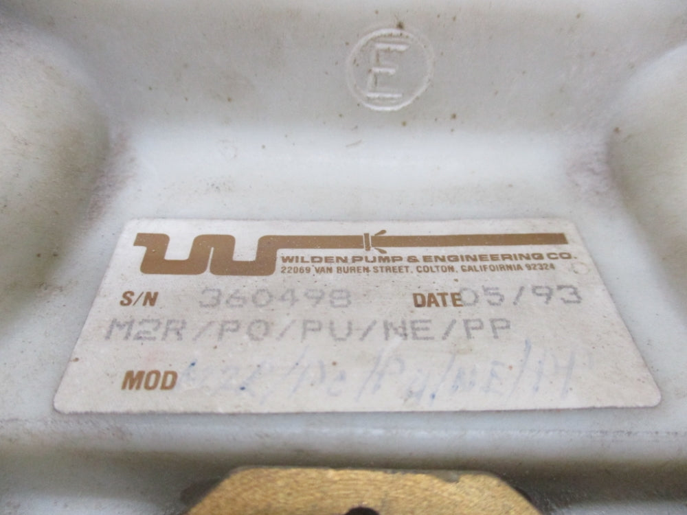 WILDEN PUMP M2R/PO/PU/NE/PP UNMP