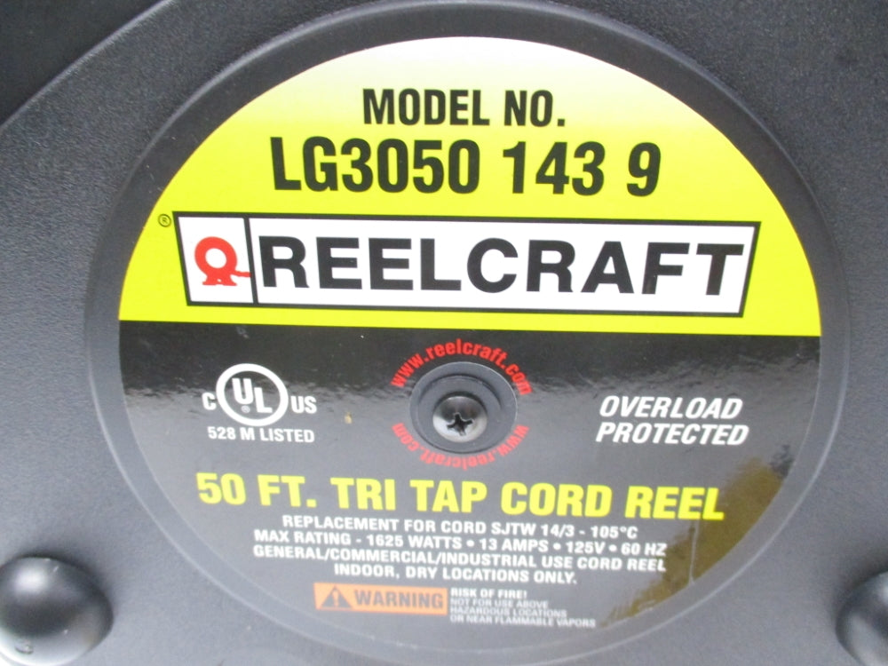REELCRAFT LG3050-143-9 NSNP