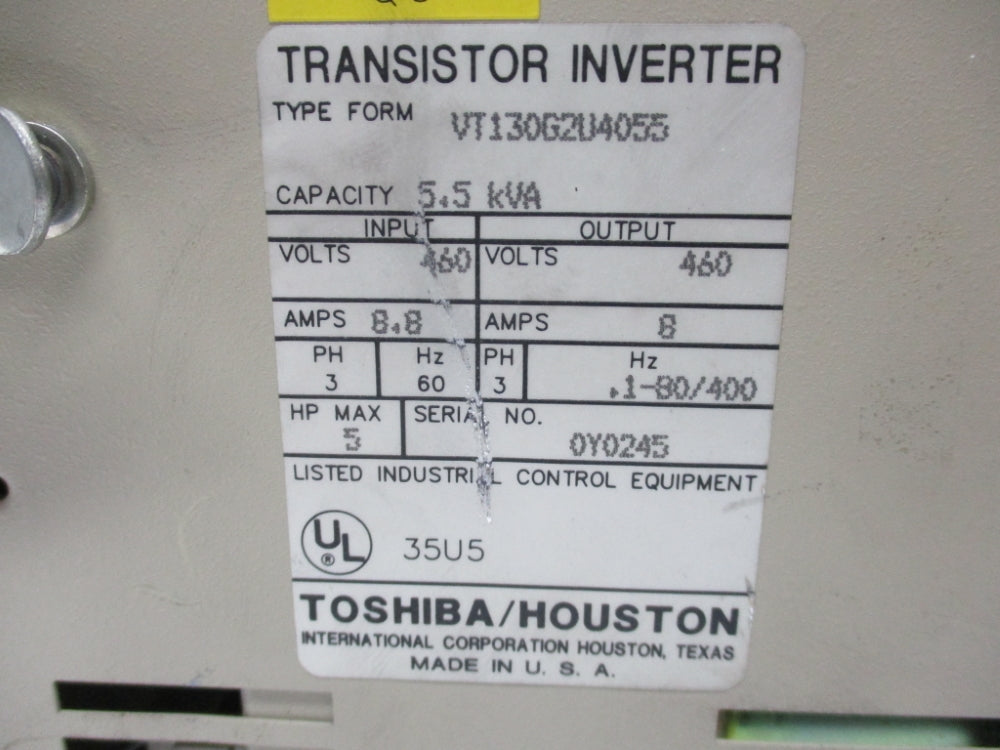 TOSHIBA VT130G2U4055 UNMP