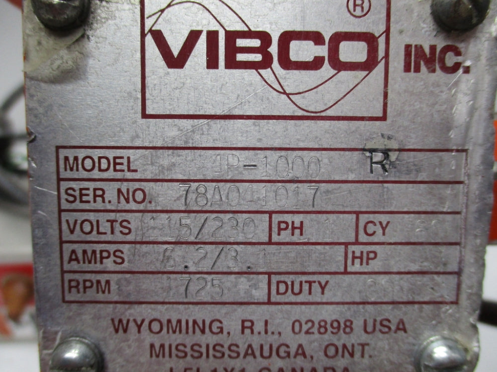 VIBCO 4P-1000R UNMP