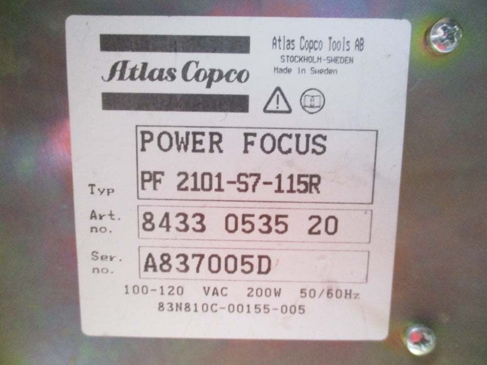 ATLAS COPCO PF2101-S7-115R 8433053520 UNMP