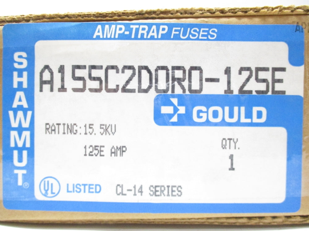 GOULD SHAWMUT A155C2D0R0-125E SER. CL-14 125EA 15.5KV NSFS