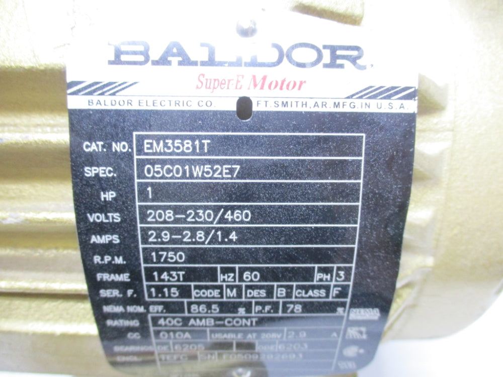 BALDOR EM3581T UNMP