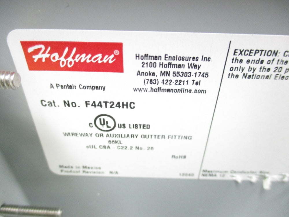 HOFFMAN F44T24HC UNMP