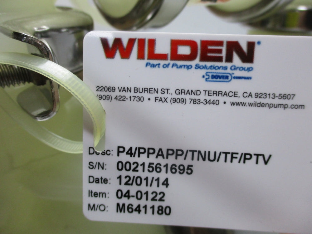 WILDEN 04-0122 (AS PICTURED) NSMP