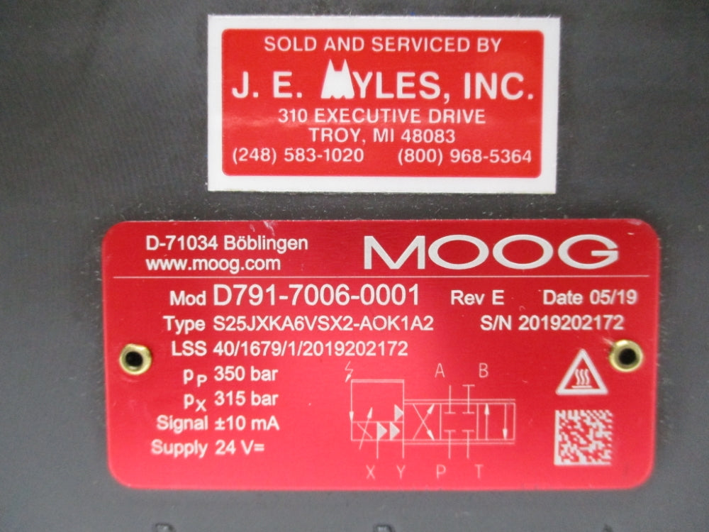 MOOG D791-7006-0001 NSNP