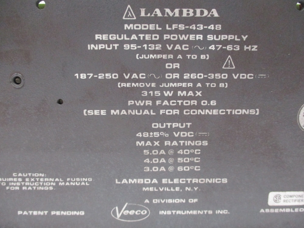 LAMBDA LFS-43-48 UNMP