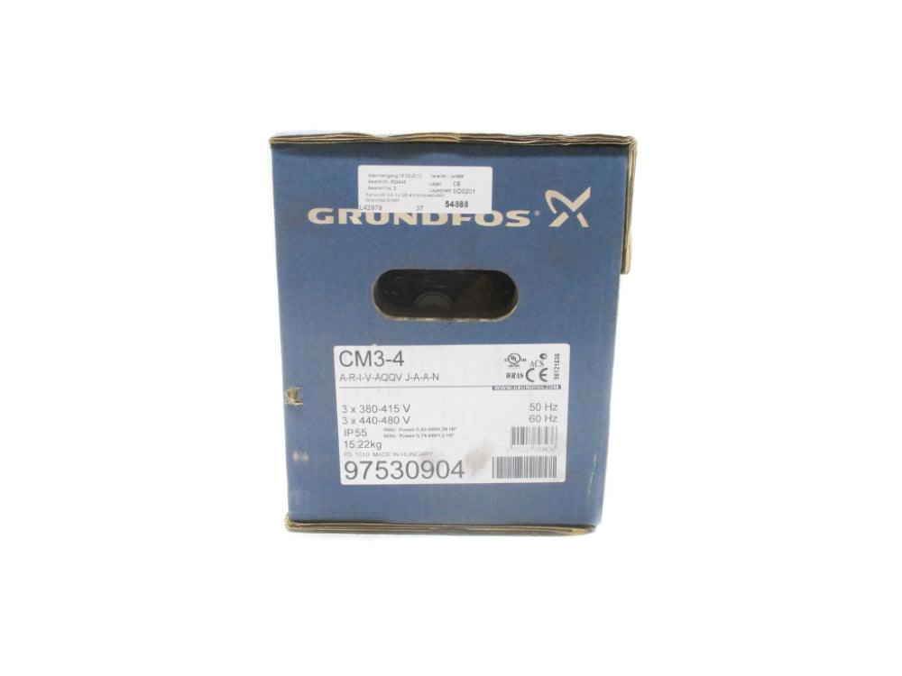 GRUNDFOS CM3-4-A-R-I-V-AQQV-J-A-A-N 97530904 NSFS