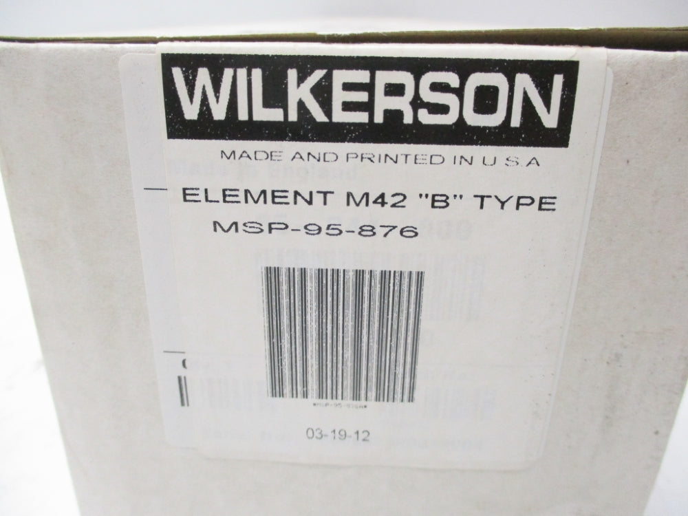WILKERSON MSP-95-876 NSMP