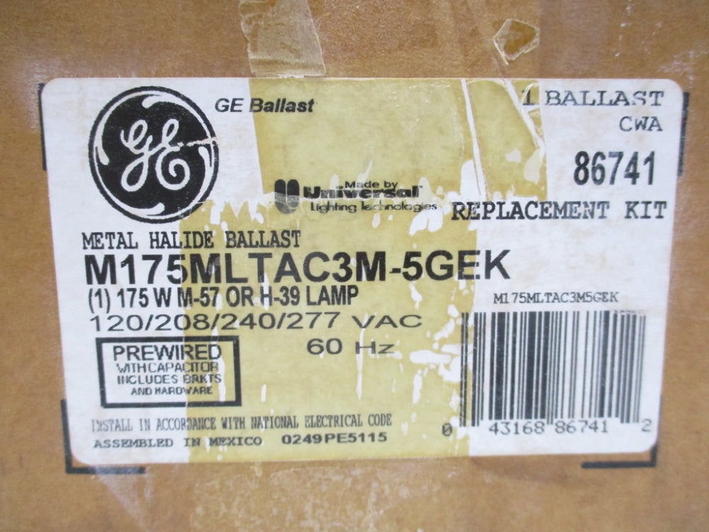 GENERAL ELECTRIC M175MLTAC3M-5GEK 277VAC 1.75A NSMP
