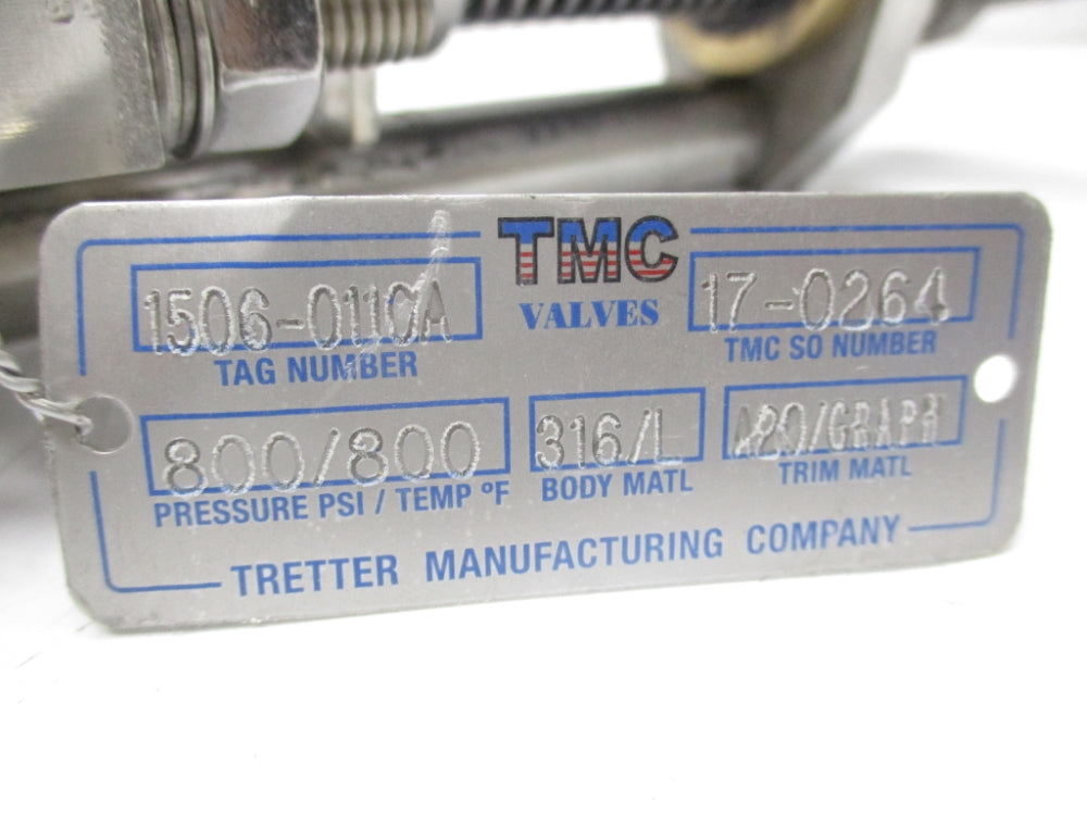 TMC VALVES 1506-0110A 17-0264 800PSI NSNP
