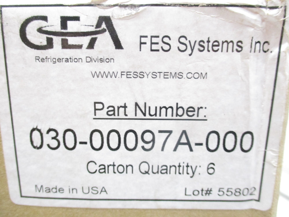 FES SYSTEMS 030-00097A-000 (PKG OF 6) NSMP