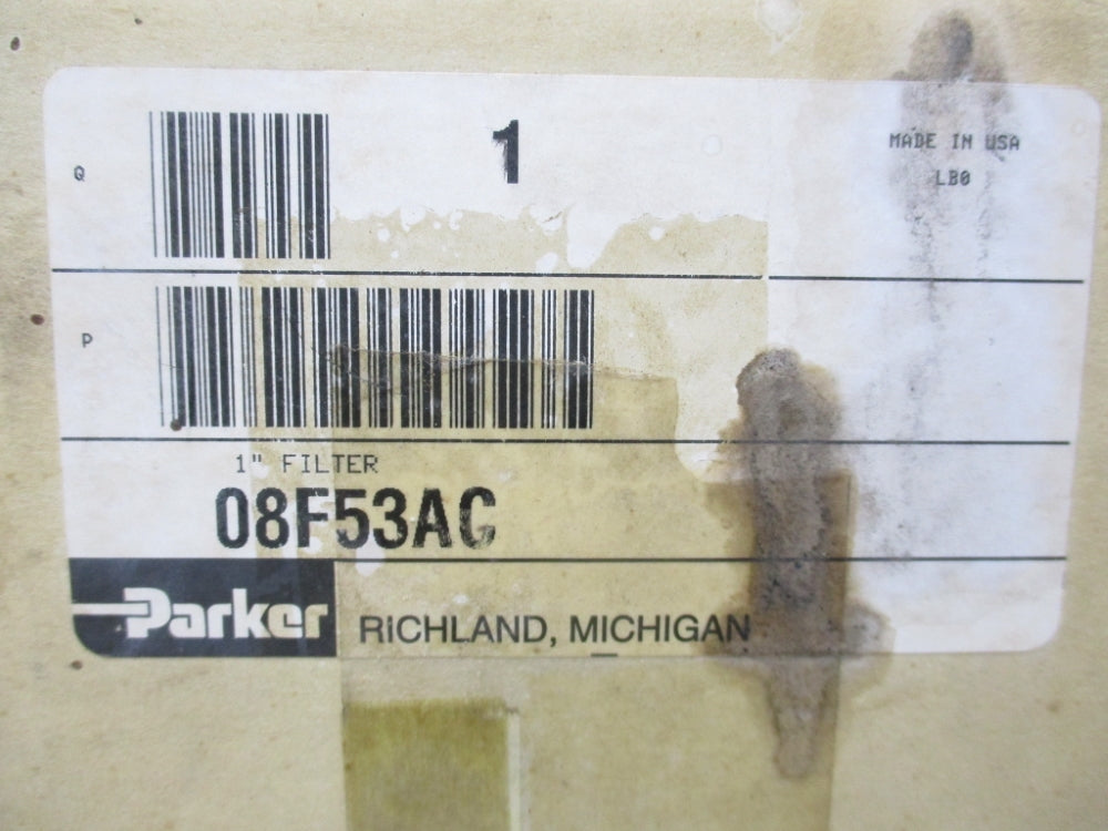 PARKER 08F53AC W/O SIGHT 250PSIG NSMP