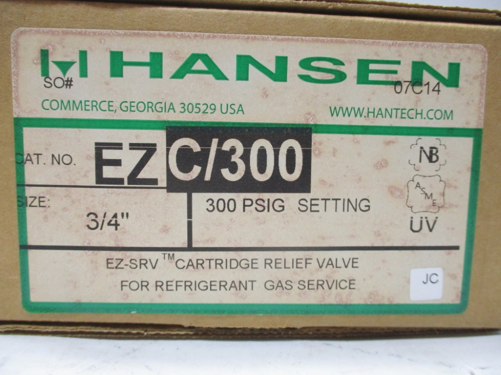HANSEN EZC/300 300PSI NSMP