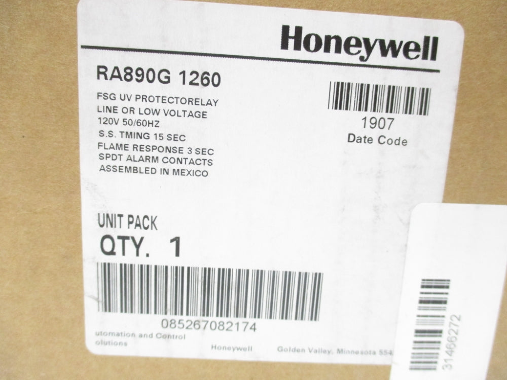 HONEYWELL RA890G1260 120V 15SEC NSMP