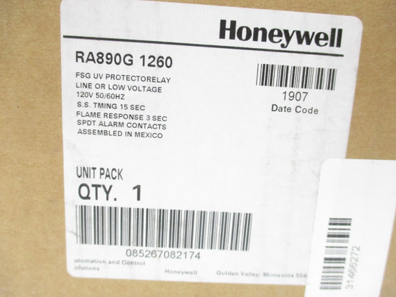 HONEYWELL RA890G1260 120V 15SEC NSMP