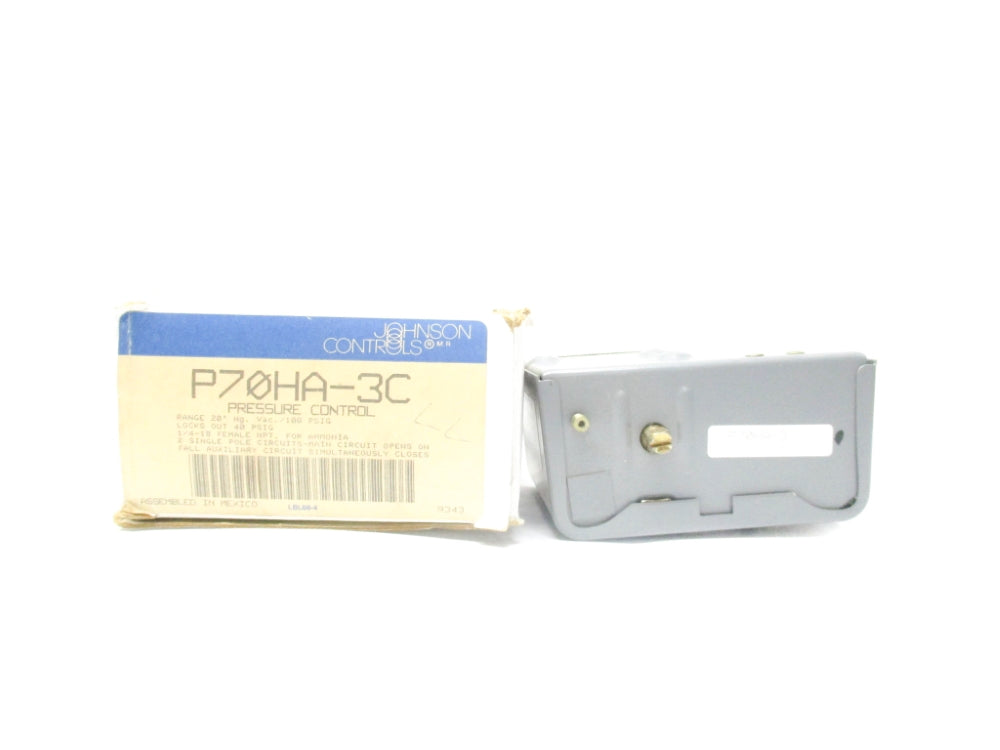 JOHNSON CONTROLS P70HA-3C 20"HG-VAC/100PSIG NSMP