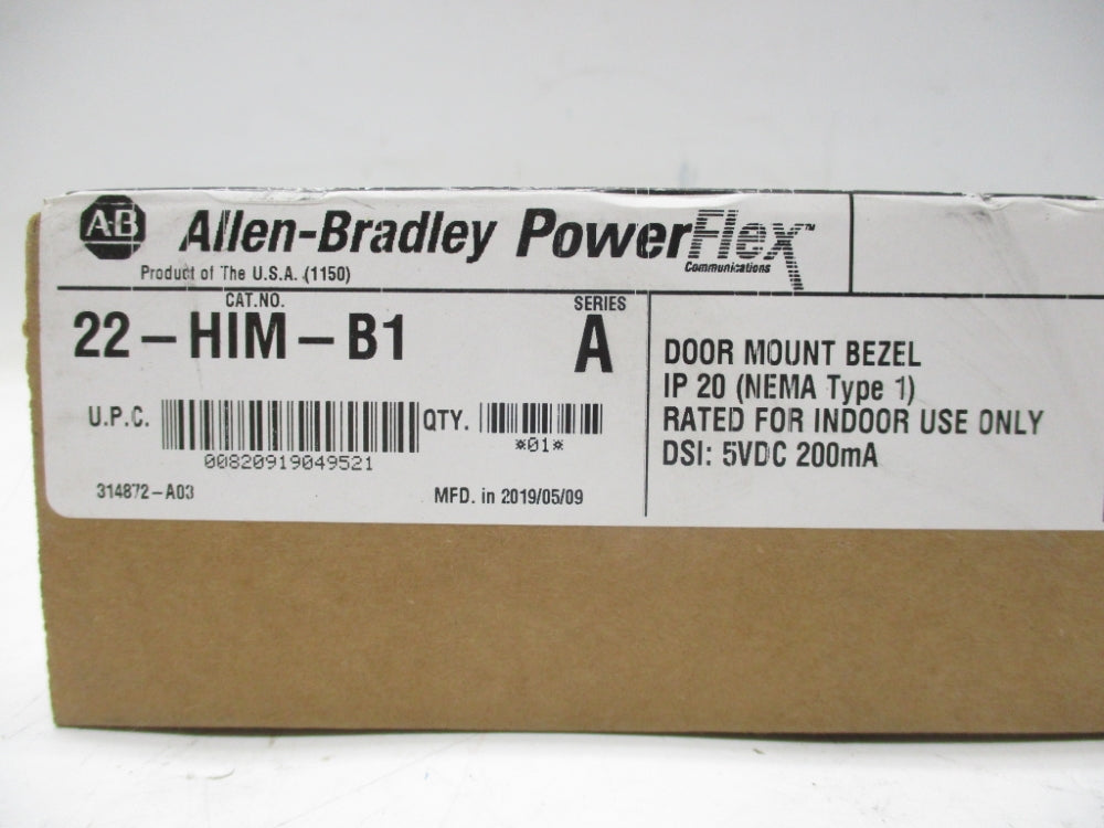 ALLEN BRADLEY 22-HIM-B1 SER. A DATE: 2019 NSFS