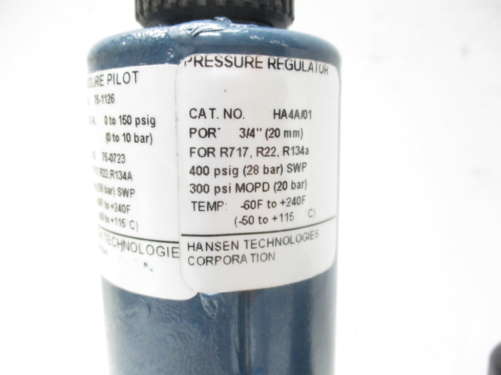 HANSEN HA4A/01 400PSIG NSNP