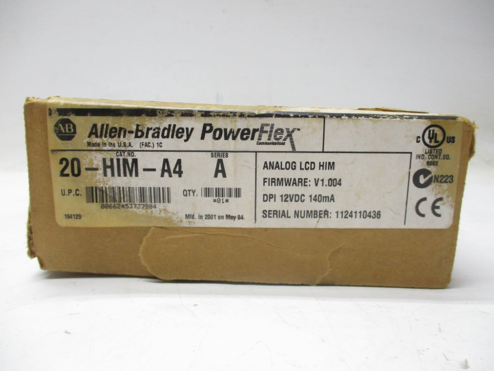 ALLEN BRADLEY 20-HIM-A4 SER. A F/W V1.004 NSMP