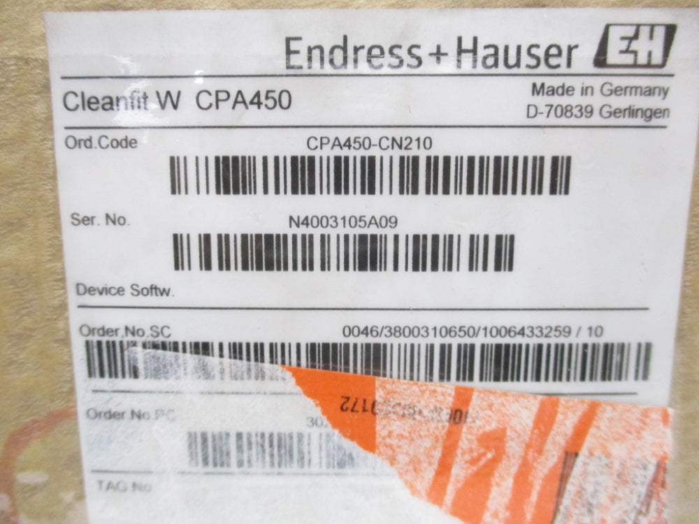 ENDRESS+HAUSER CPA450-CN210 NSMP