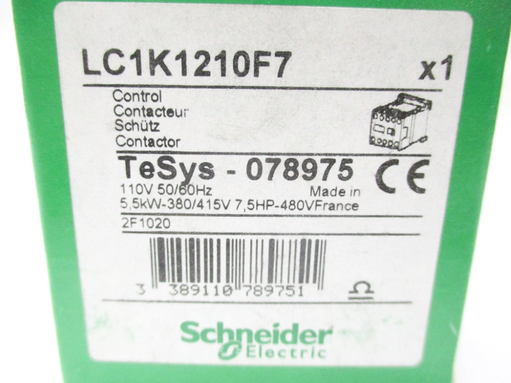 SCHNEIDER ELECTRIC LC1K1210F7 110V NSMP