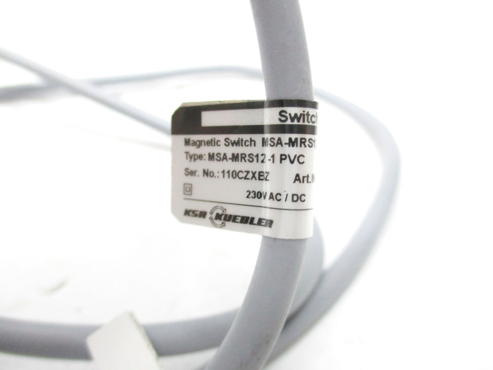 KSR KUEBLER MSA-MRS12-1PVC NSNP
