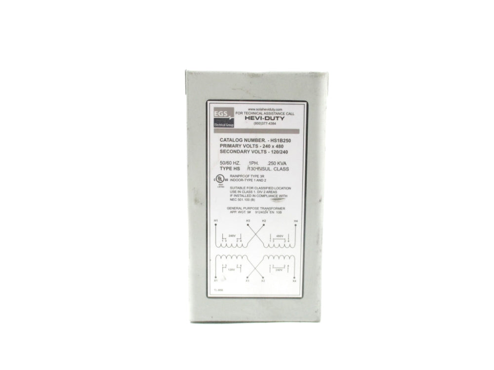 EGS HS1B250 .250KVA (AS PICTURED) NSNP