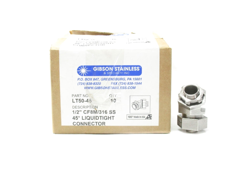 GIBSON STAINLESS LT50-45 (PKG OF 10) NSMP