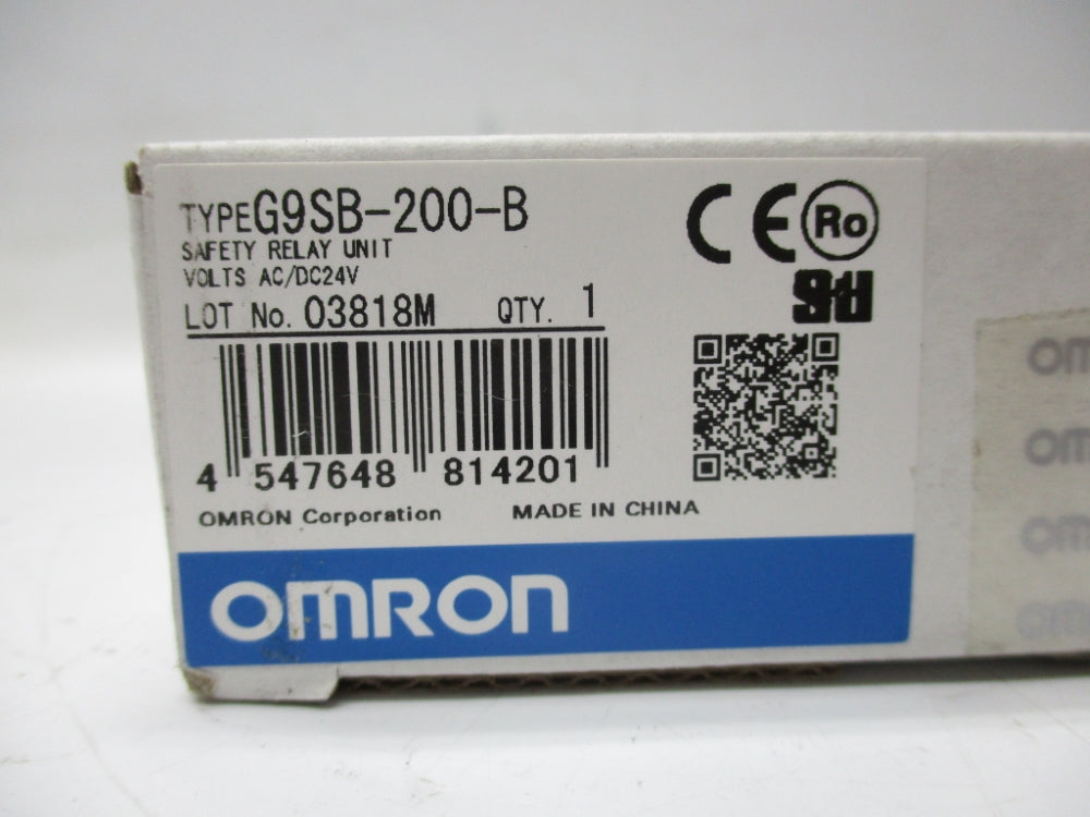 OMRON G9SB-200-B 24VAC/DC NSFS
