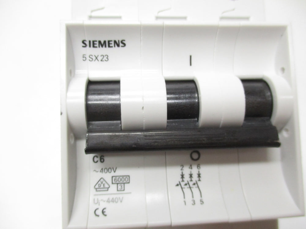 SIEMENS 5SX23-C6 400/440V 6A NSNP
