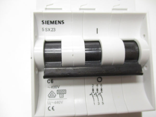 SIEMENS 5SX23-C6 400/440V 6A NSNP