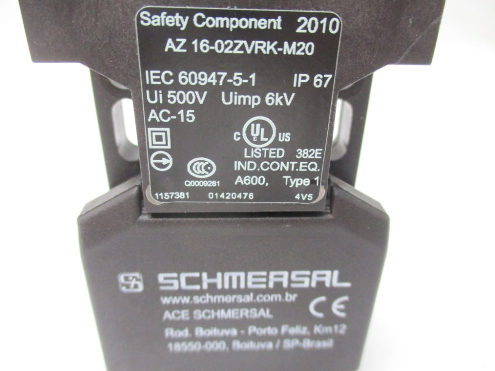 SCHMERSAL AZ16-02ZVRK-M20 500V NSNP