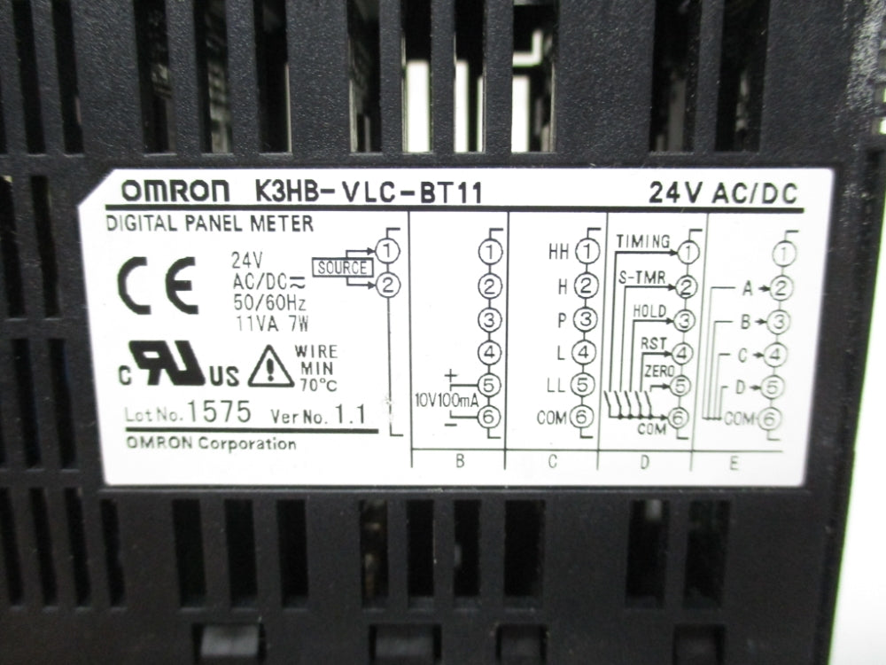 OMRON K3HB-VLC-BT11 NSNP